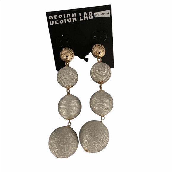 Design Lab Silver Balls drop earring🧩 - Picture 7 of 7
